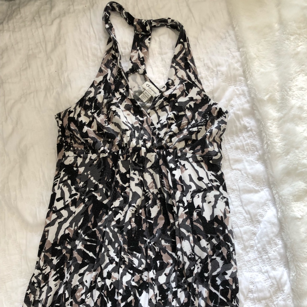 Dynamite Patterned Halter Top